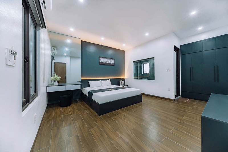 Phòng double giường 1,8m khách sạn ChuHi Cát Bà Phòng double giường 1,8m khách sạn ChuHi Cát Bà