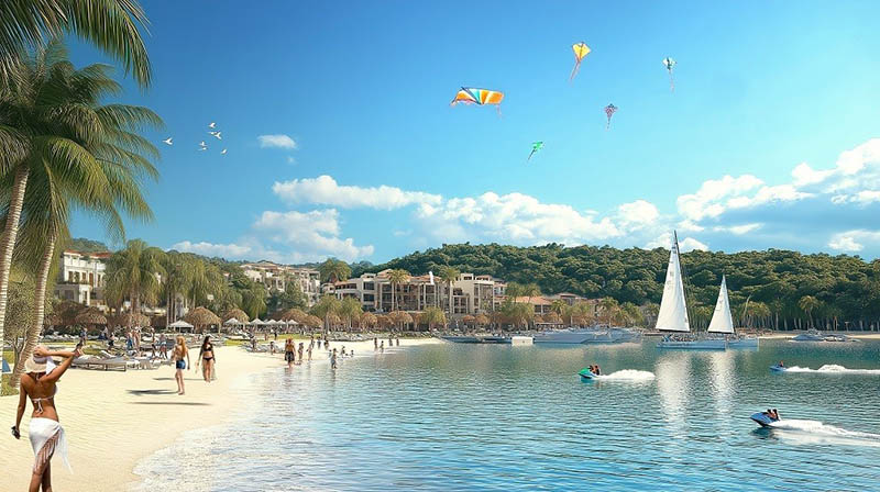 Bãi biển Sun Cát Bà - Xanh Island Bãi biển Sun Cát Bà - Xanh Island
