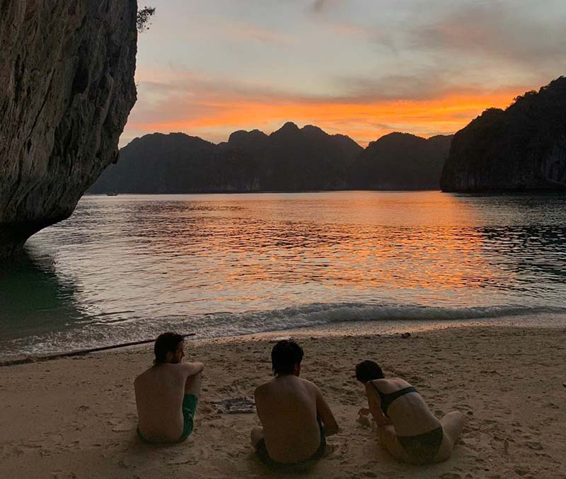 Beach to swim in the clear waters Beach to swim in the clear waters