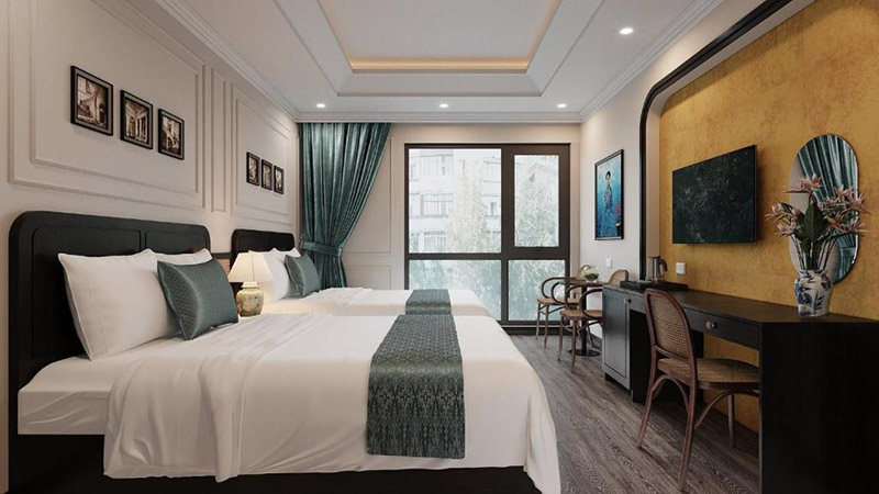 Phòng Deluxe – Ban công hướng biển hoặc phố Phòng Deluxe – Ban công hướng biển hoặc phố