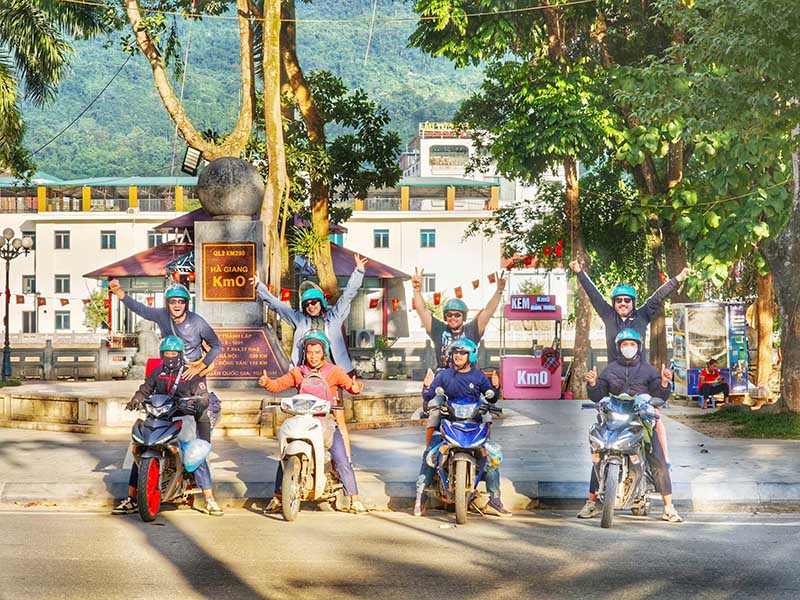 Km 0 landmark Ha Giang City
