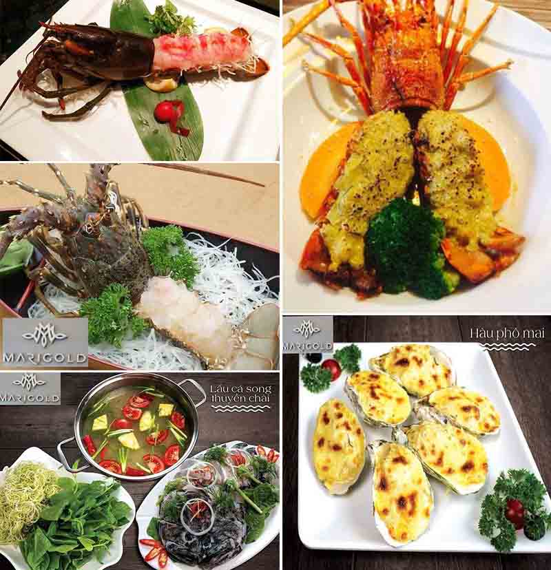 Món đặc biệt tại Nhà hàng Marigold