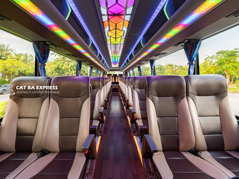 Facilities Cat Ba Island to Hanoi bus