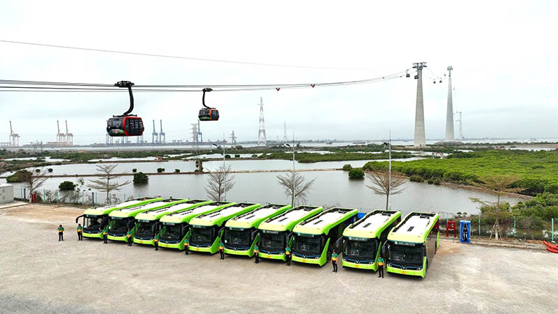 Xe điện Sun World Cát Bà Xe điện Sun World Cát Bà