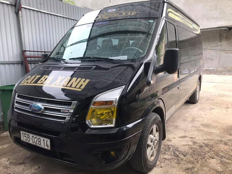 Bus Halong to Cat Ba Island