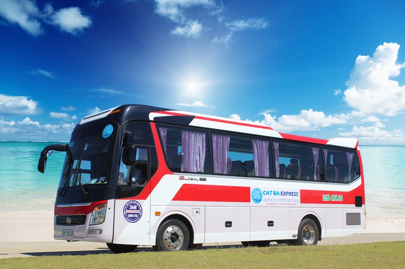 Bus Halong Bay to Cat Ba Island