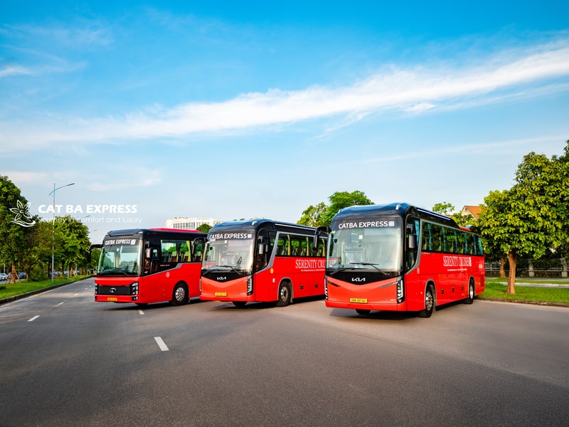 Xe từ Cát Bà về Hà Nội