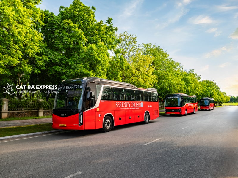 Bus Hanoi to Cat Ba - Round-trip Bus Hanoi to Cat Ba - Round-trip