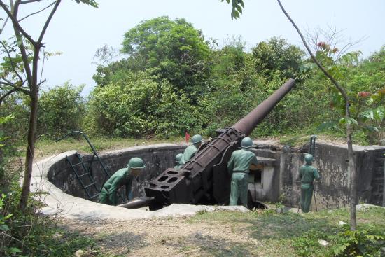 Historical Cannon Fort in Cat Ba Island