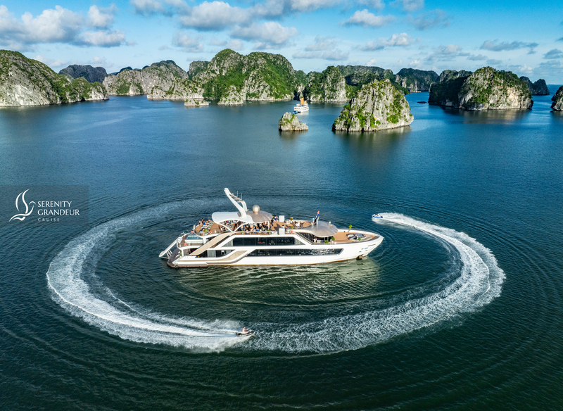 Serenity Grandeur Cruise - Lan Ha Bay tour (Pick-up Cat Ba Town & Drop-off Ninh Binh)