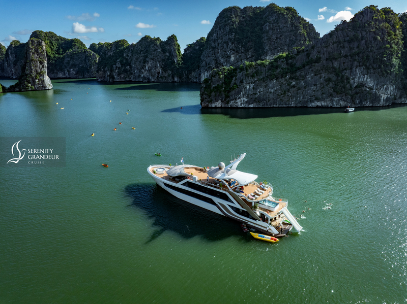 Serenity Grandeur Cruise - Lan Ha Bay tour (pick-up & drop-off Cat Ba Town)