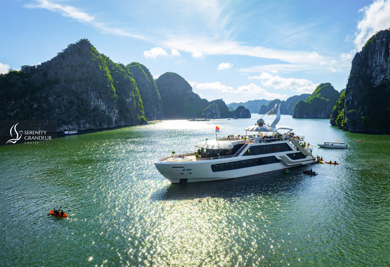Serenity Grandeur Cruise - Lan Ha Bay tour (Pick-up Ninh Binh & Drop-off Cat Ba Town)