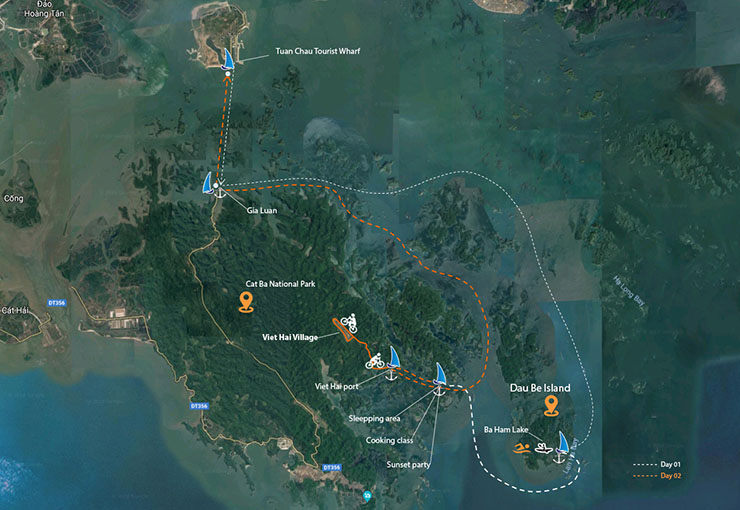 Serenity Cruises - Unique Lan Ha Bay 2 days 1 night tour 1