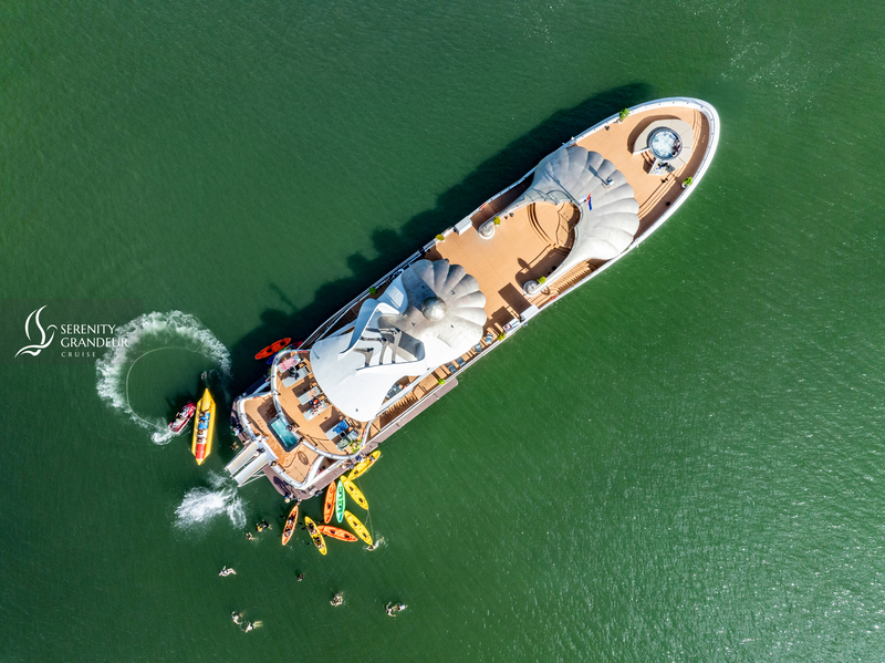 Serenity Grandeur Cruise - Lan Ha Bay tour (pick-up Cat Ba Town & drop-off Hanoi)