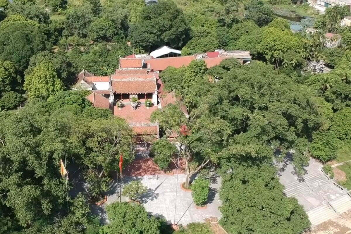 Chùa Bà Đanh chụp từ Drone Chùa Bà Đanh chụp từ Drone