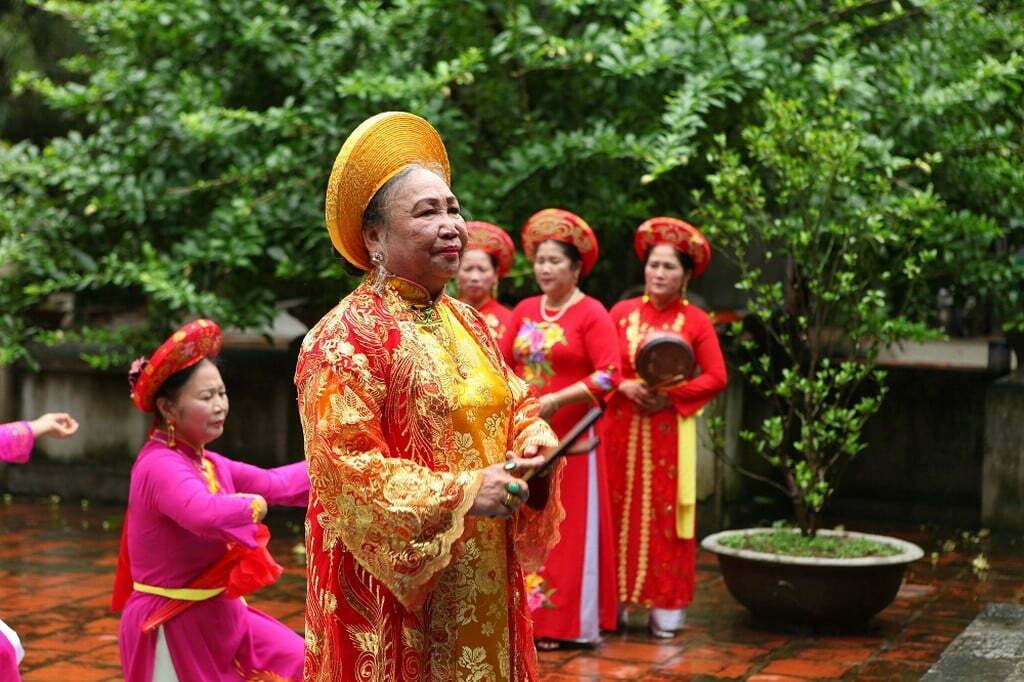 Hát Dậm trong lễ hội Đền Trúc