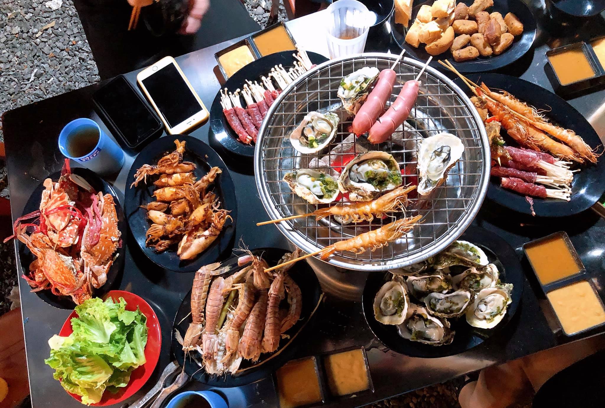 Ốc Ba Tàu buffet nướng 