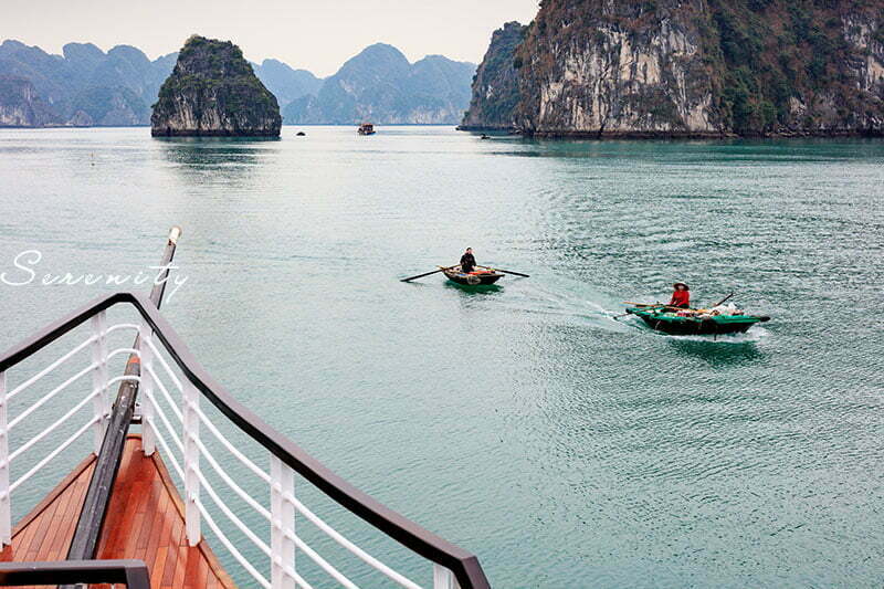 Mũi thuyền du thuyền serenity premium