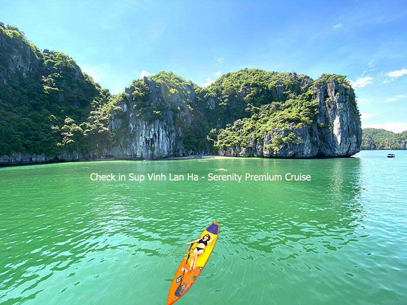 Chèo Sup tour Vịnh Lan Hạ