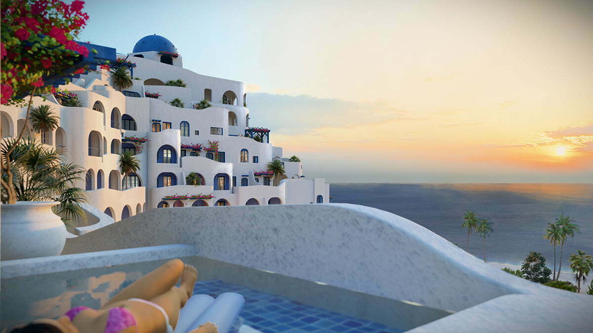 Bể bơi view biển 