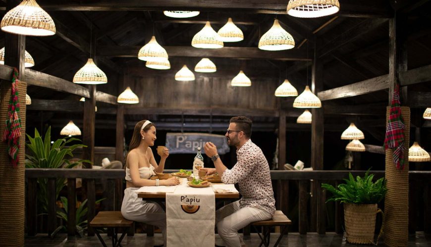 P'apiu Resort bữa tối của cặp đôi