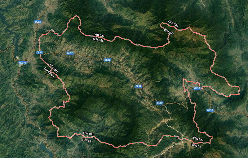 bản đồ huyện Mù Cang Chải