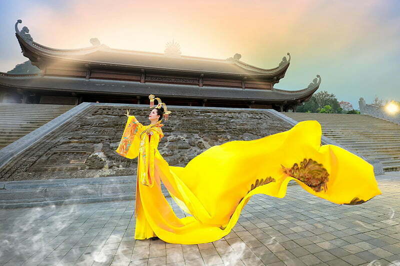 Chụp ảnh cổ phục chùa tam chúc Chụp ảnh cổ phục chùa tam chúc