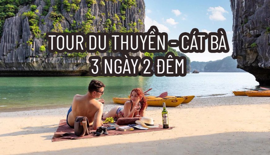 Tour 1 đêm du thuyền 1 đêm cát bà
